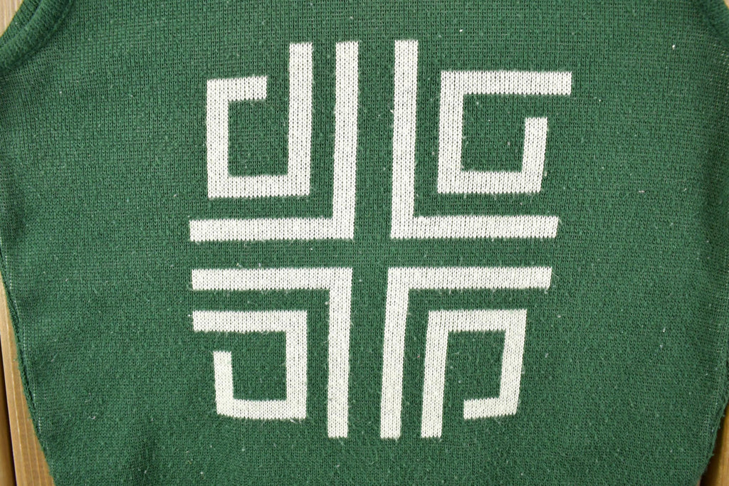 Vintage 1990s Fashion Collection Knit Crewneck Sweater Vest