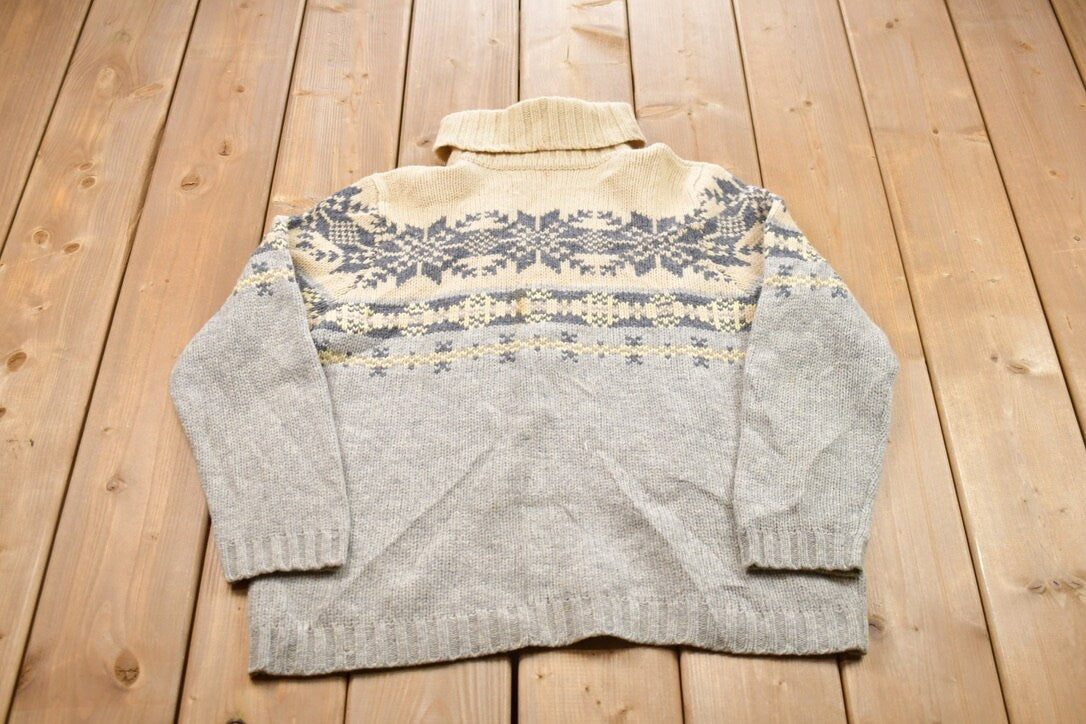 Vintage 1990s Gap Knitted Turtleneck Sweater
