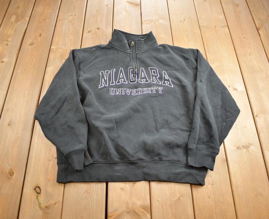 Vintage 1990s Niagara University Jansport Zip Up Sweater