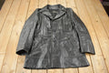 Vintage 1980s Cosa Nova Women's Full Length Leather Trench Coat made In Canada