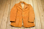 Vintage 1980s Arte Diel Suede Leather Blazer