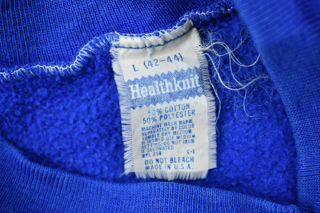 Vintage 1980s Patchwork Birthday Balloon Crewneck Sweatshirt