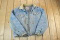 Vintage 1970s Lee Storm Riders Lined Jean Jacket