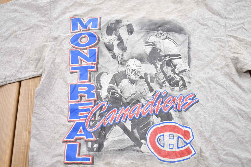 Vintage 1990s Montreal Canadians Graphic T-Shirt