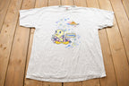 Vintage 1990s Looney Tunes Tweety Bird Graphic T-Shirt / Streetwear / Retro Style / 90s Graphic Tee / Cartoon Vintage T Shirt