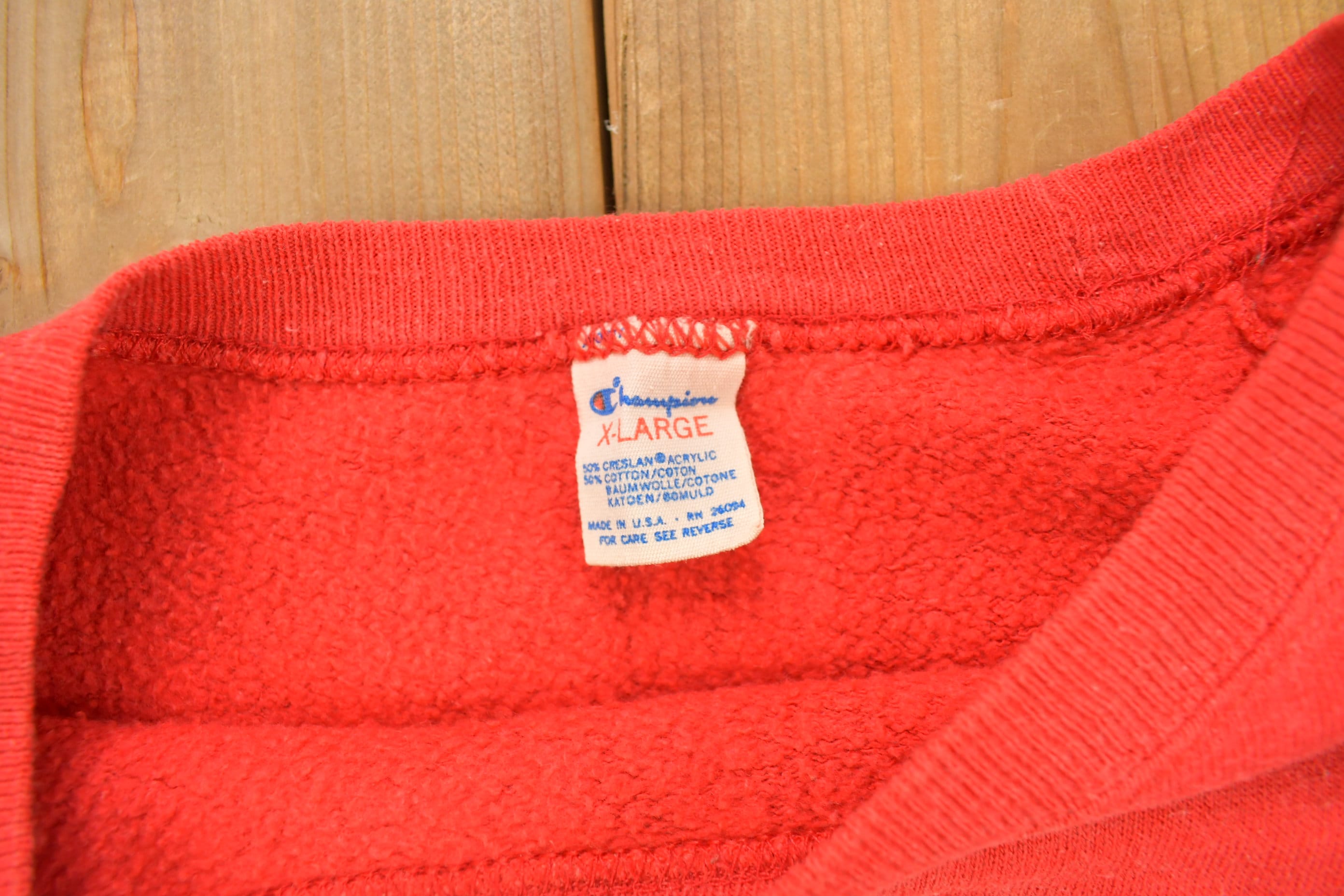 Vintage 1980s Ohio State University Buckeyes Collegiate Champion Crewneck