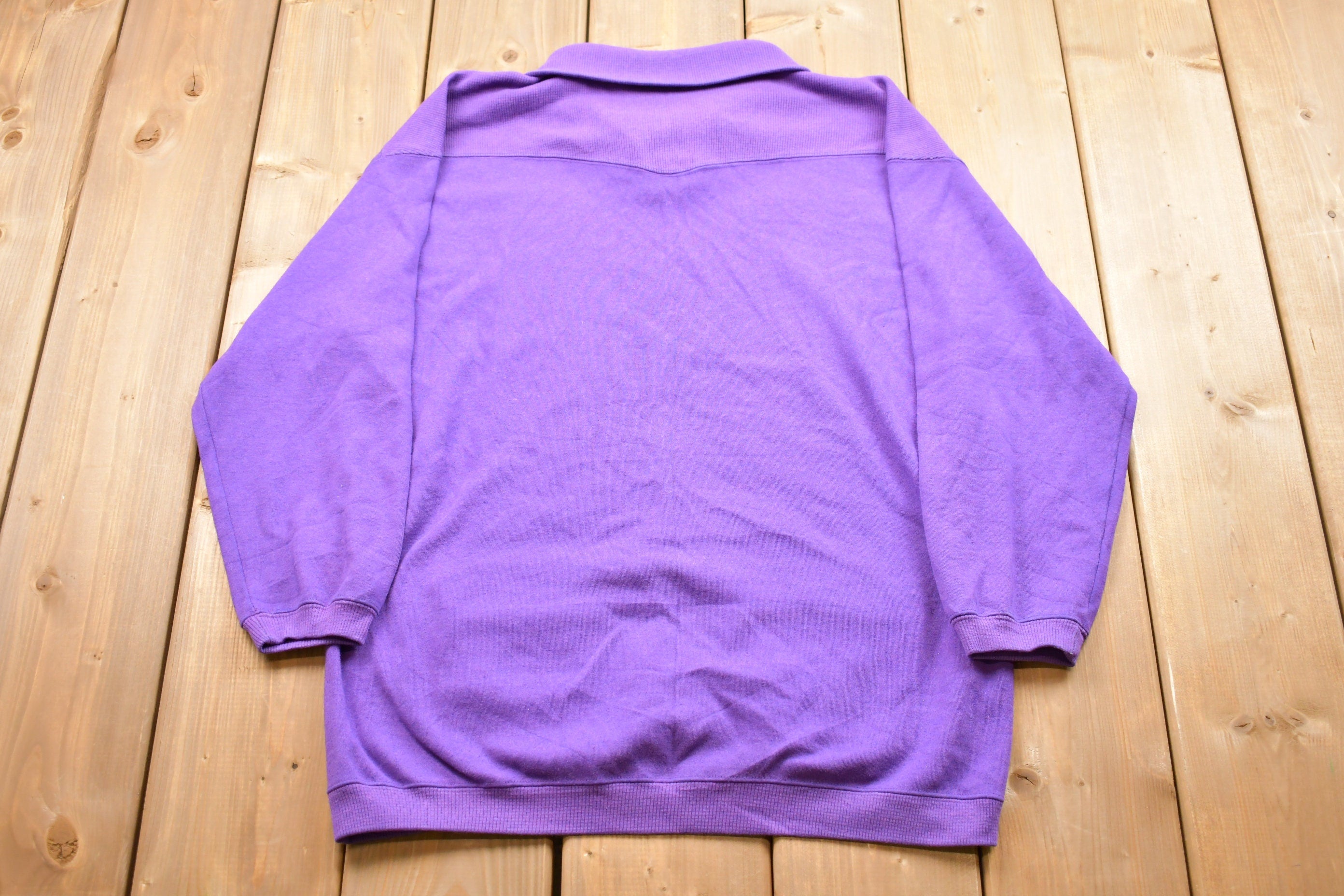 Vintage 1990s Quarter Button Sweatshirt