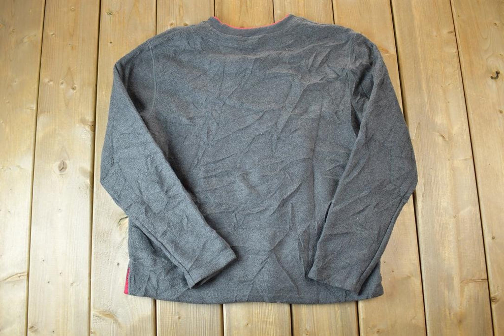 Vintage 1990s Mickey Mouse Disney Fleece Embroidered Crewneck