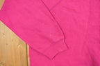 Vintage 1990s Pink Blank Hanes Herway Crewneck Sweatshirt