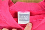 Vintage 1990s Hanes Her Way Blank Crewneck Sweatshirt Made In USA