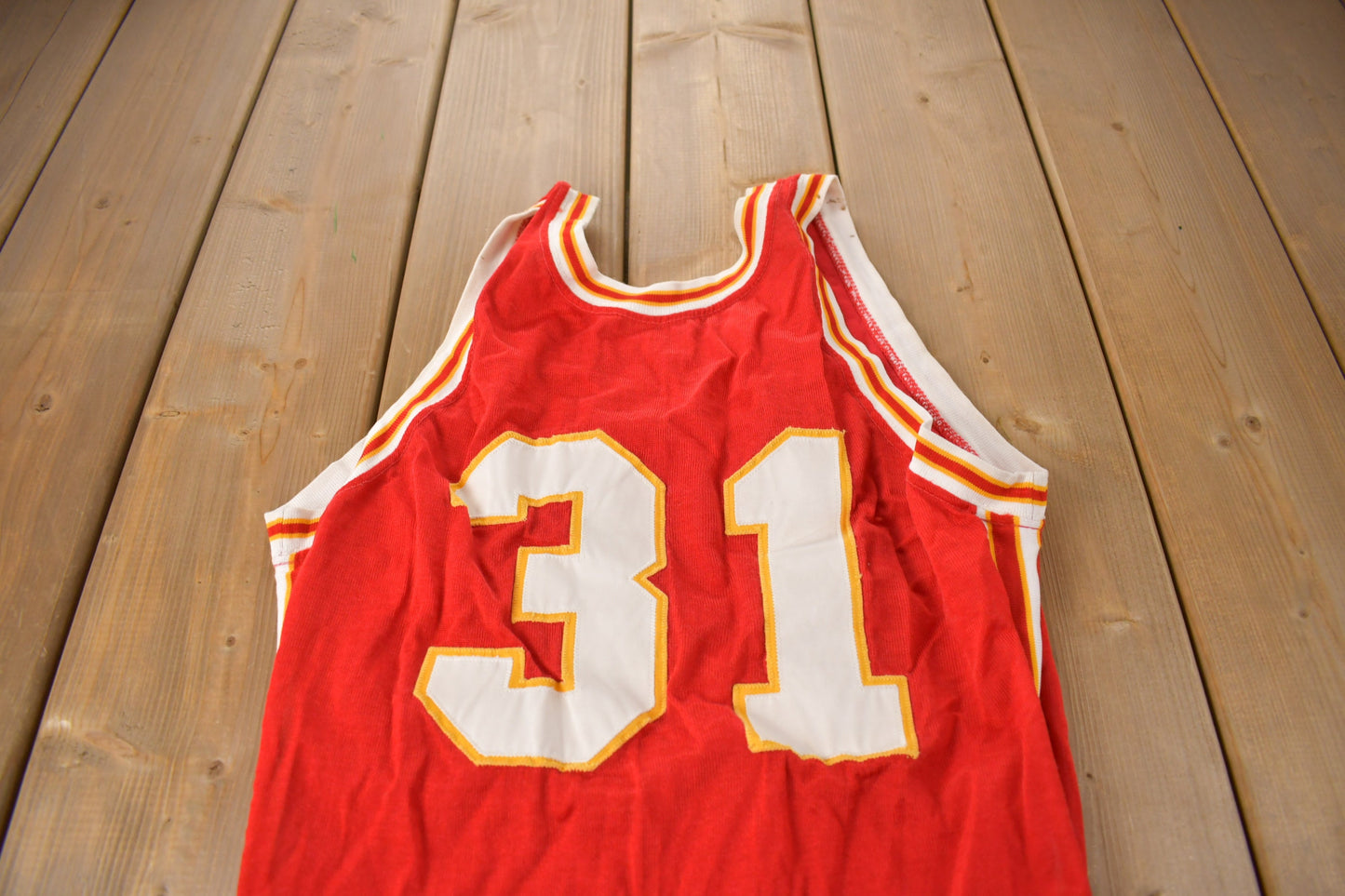 Vintage 1970s Hancock #31 Basketball Jersey / Sportswear / Made In USA / True Vintage / Streetwear / Rawlings Jersey