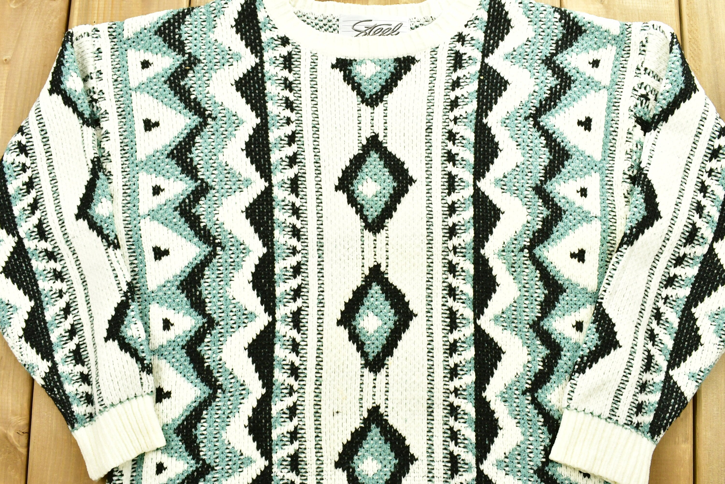 Vintage Aztec Knitted Sweater