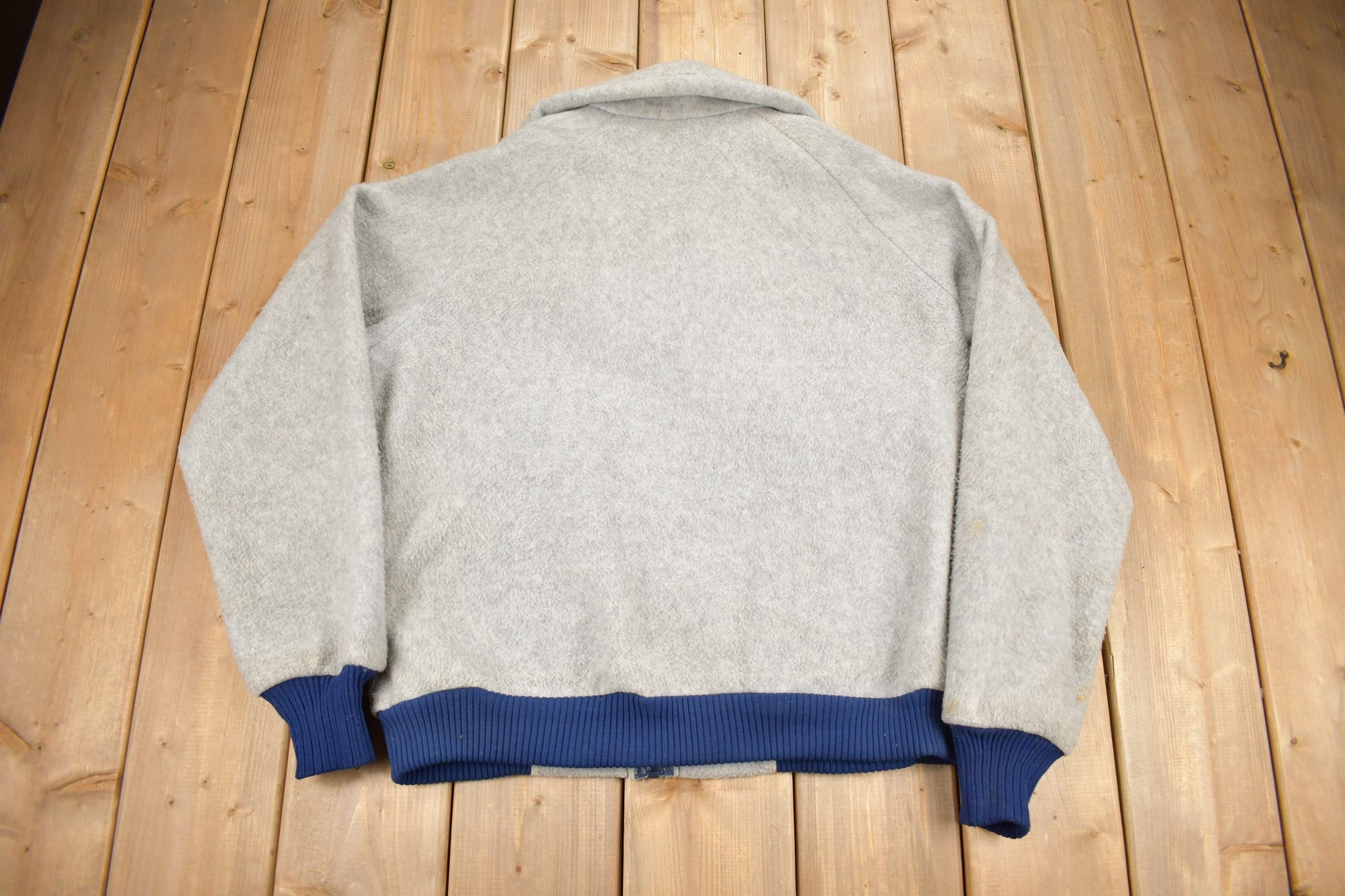 Vintage 1970s Patagonia Raglan Sleeve Full Zip Fleece Sweater