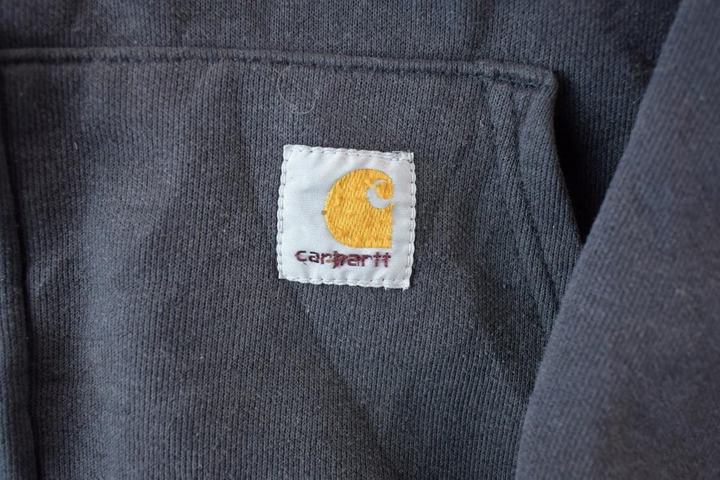 Vintage Distressed Carhartt New Force Energy Full Zip Fleece Hoodie Sweatshirt