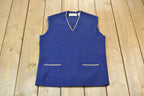 Vintage 1990s Woodward and Lothrop Knit V-Neck Sweater Vest