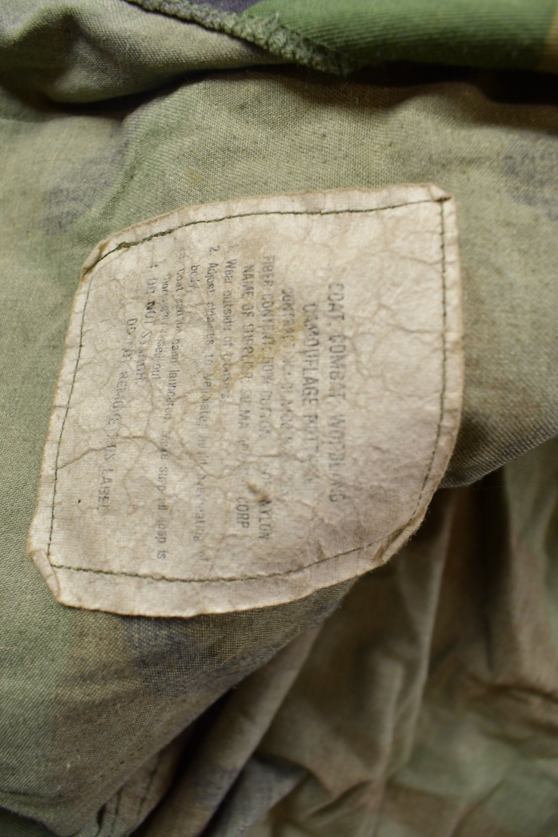 Vintage Military Button Up Shirt