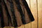 Vintage 1970s Rosewin Faux Fur Leather Coat Women's M-L