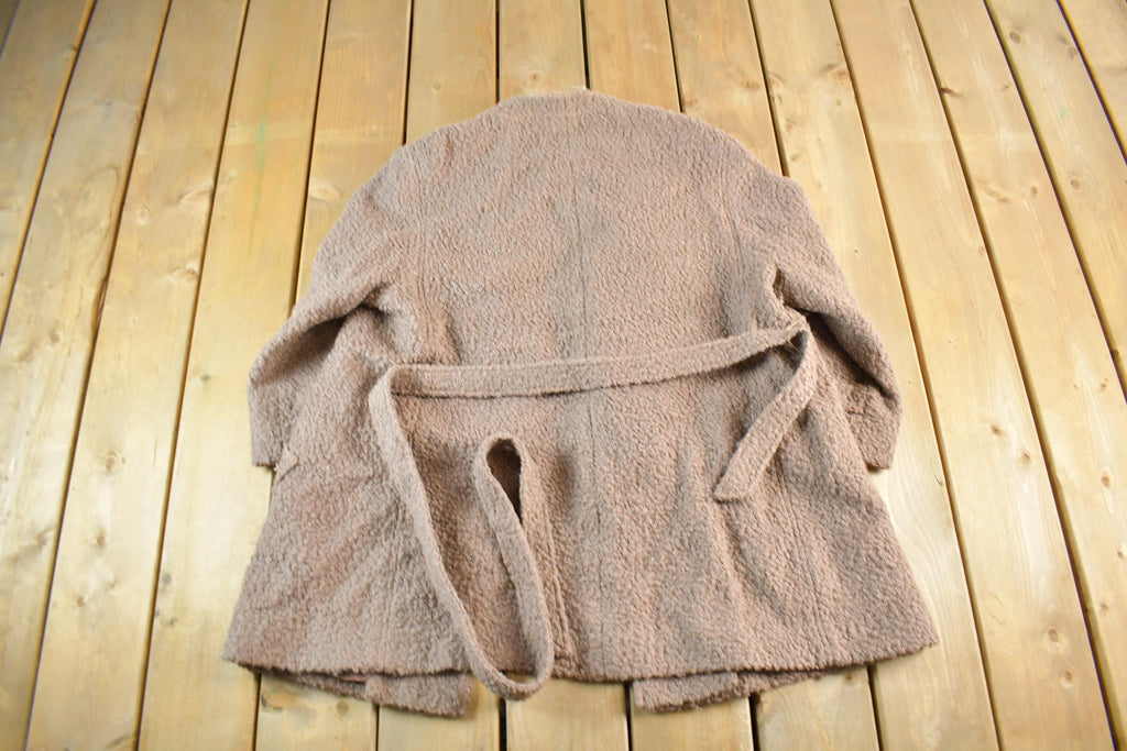 Vintage 1970s Salon Juliette Wool Full Length Peacoat Women's Large
