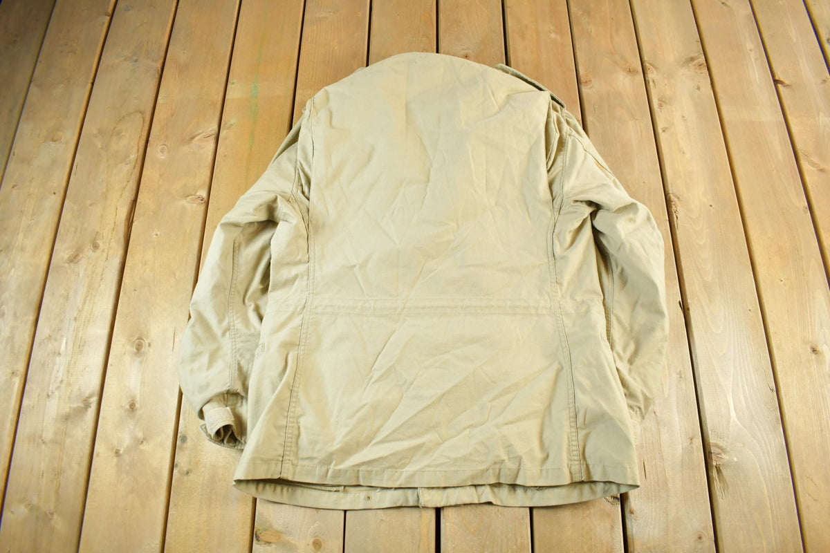Vintage 1980s Alpha Industries Military Army Cold Weather Field Jacket