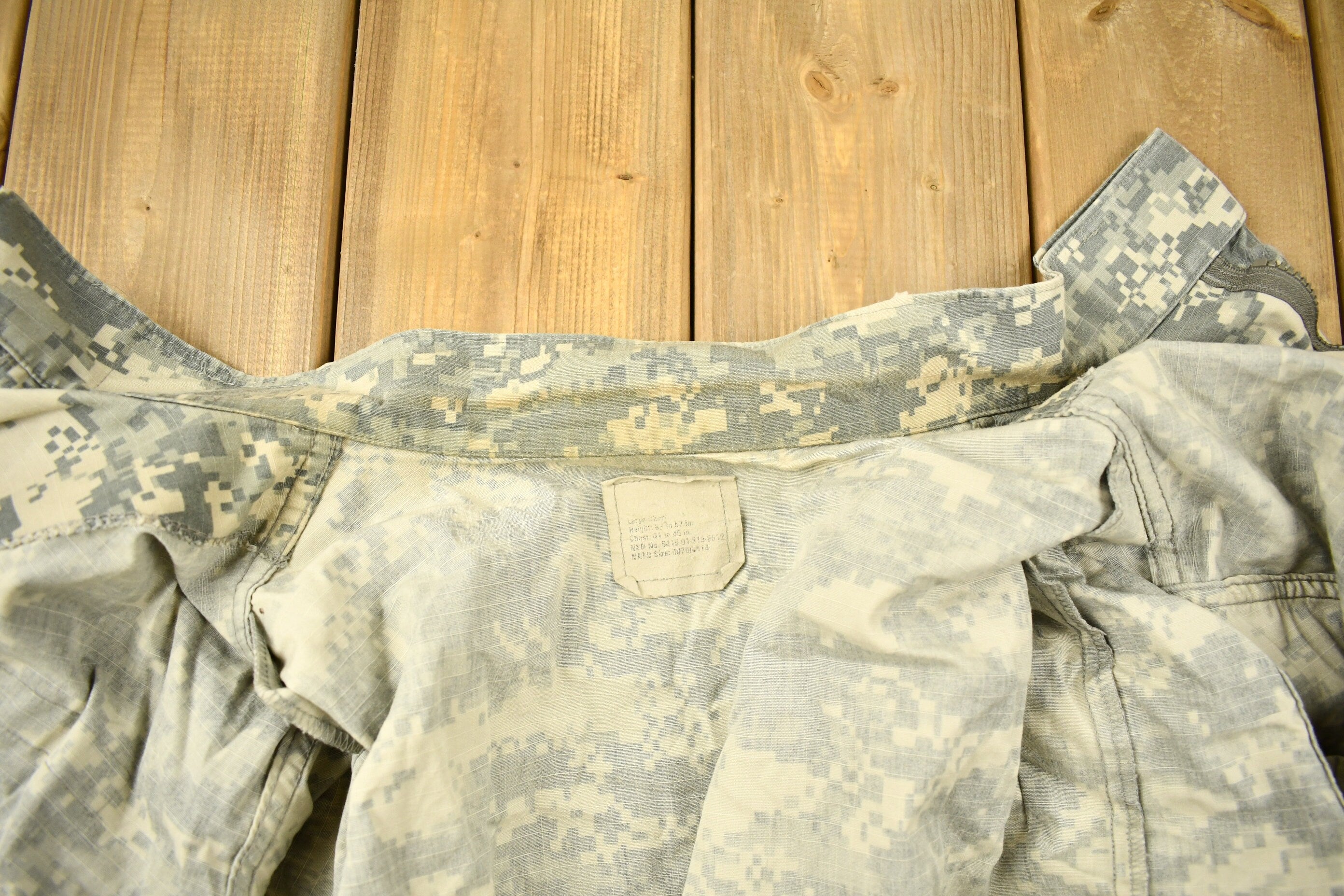 Vintage Military Army Combat Uniform Coat