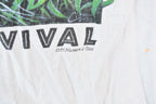 Vintage 1990s Eyes on Survival Realistic Tiger Theme Single Stitch Graphic T-Shirt