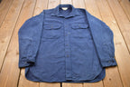 Vintage 1980s Cabela's Double Breasted Button Up Hunting Shirt