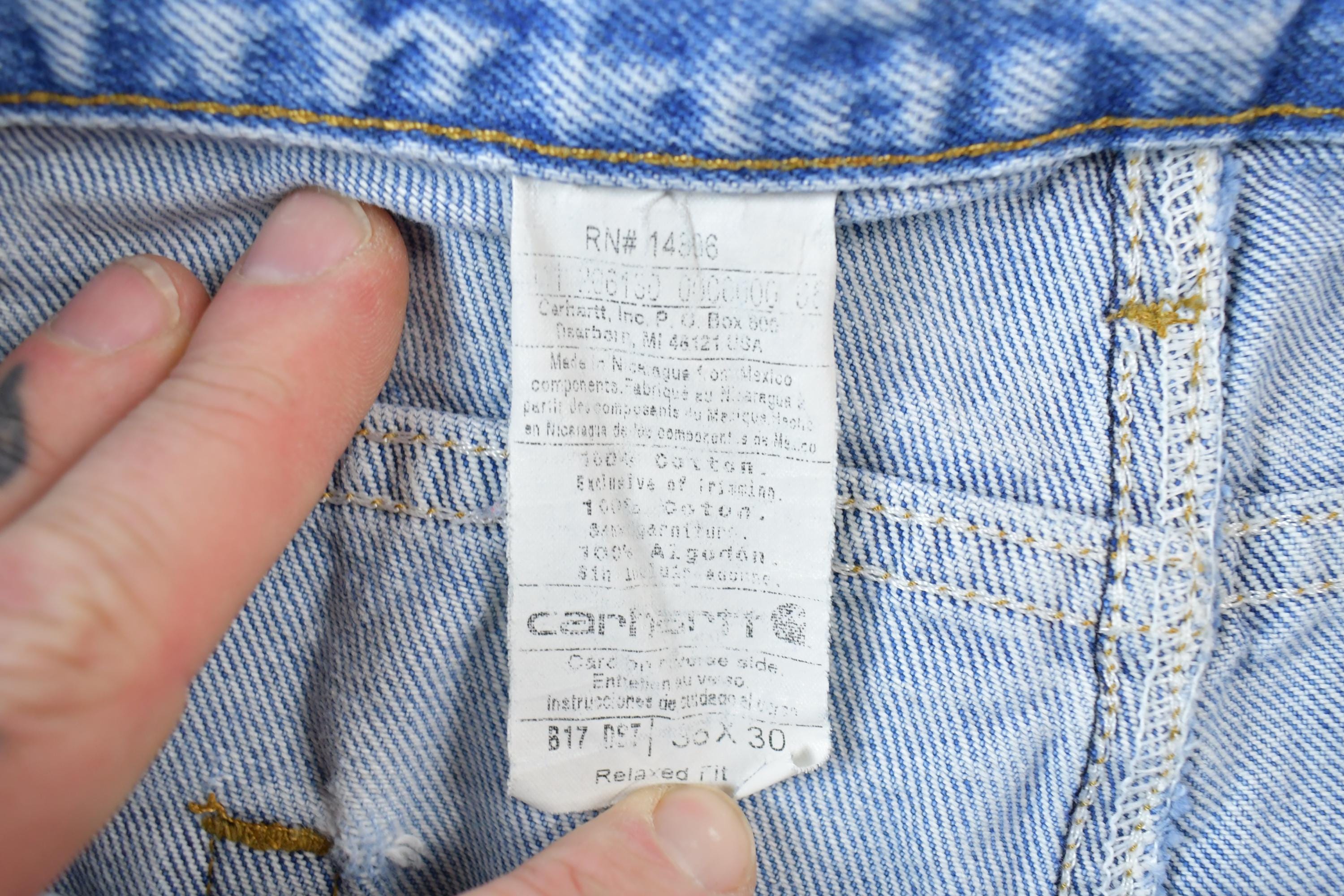 Vintage 1990s Carhartt Work Pants Size 36 x 30