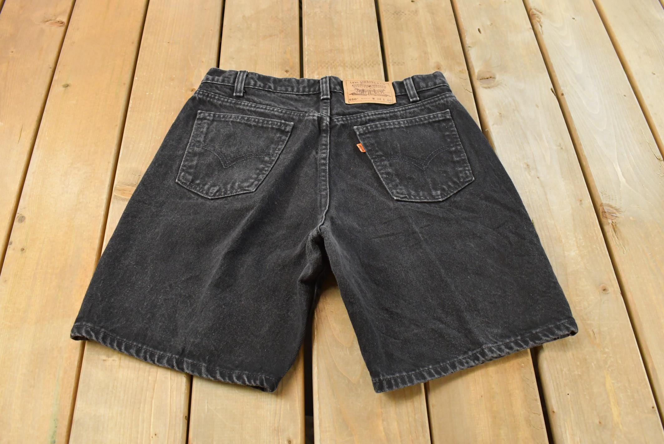 Vintage 1990s Levi's 550 Relaxed Denim Jean Shorts Men's 33 / Relaxed Fit / 90s Shorts / Bottoms / Vintage Jeans / Jorts