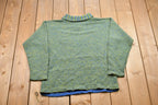 Vintage 1990s Quarter Zip " A " Sweatshirt