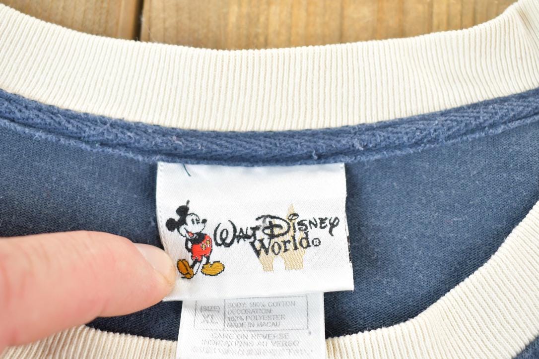 Vintage 1990s Pluto Maddogs Football Mickey Mouse Disney Crewneck