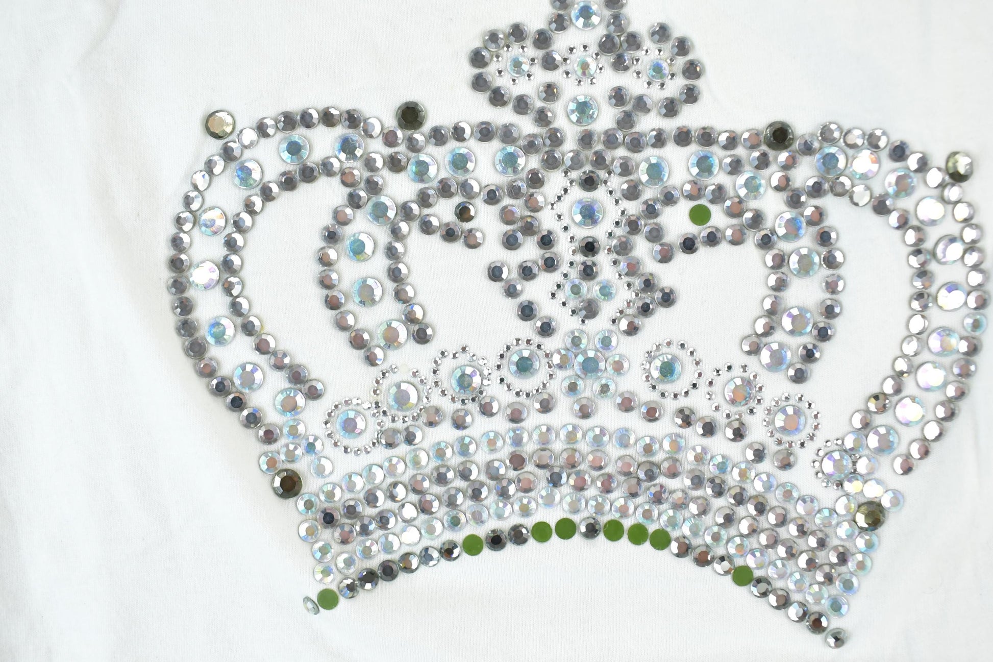 Women Vintage Vigoss Bedazzled Crown Y2K T-Shirt