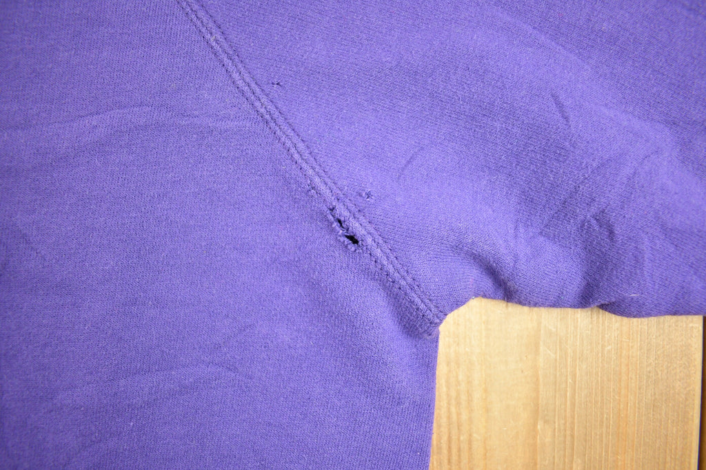 Vintage 1990's Purple Russell Athletics Blank Crewneck Sweatshirt