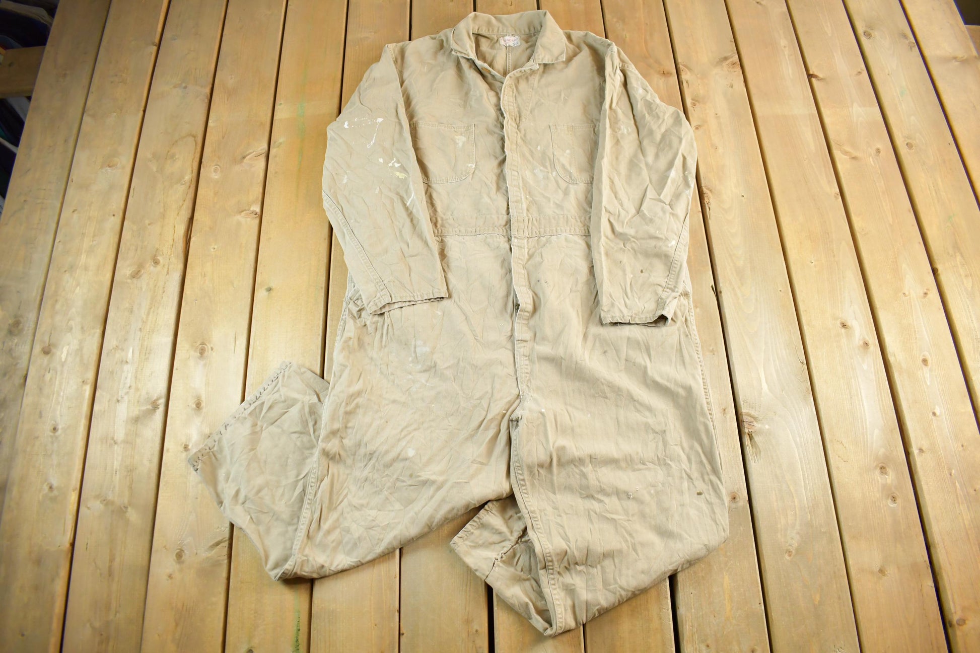 Vintage 1940s Standard Linen Co. Coveralls - Union Made Workwear (Men's XL)
