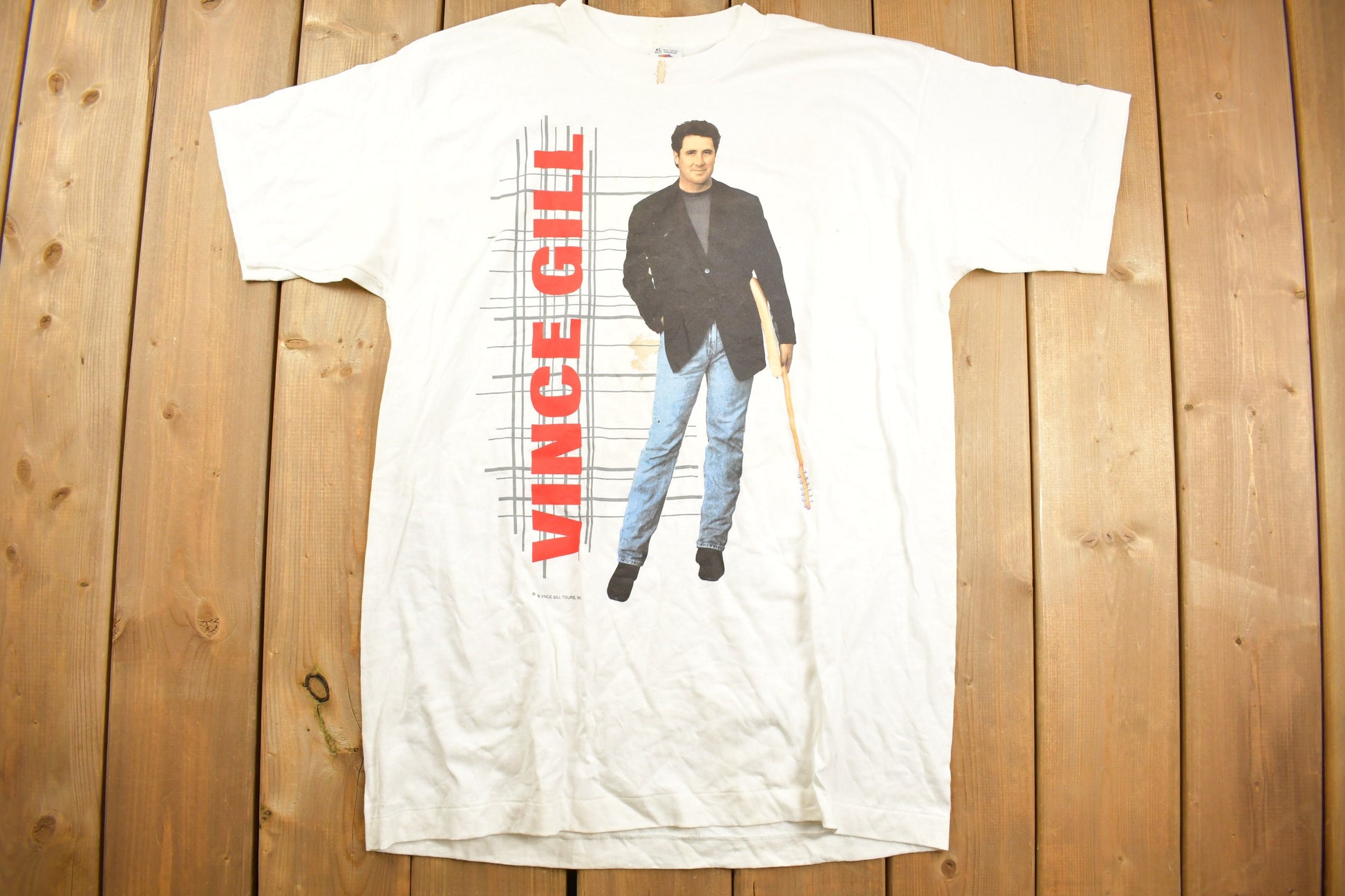 Vintage 1994 Vince Gill When Loves Find You Tour Band T-shirt
