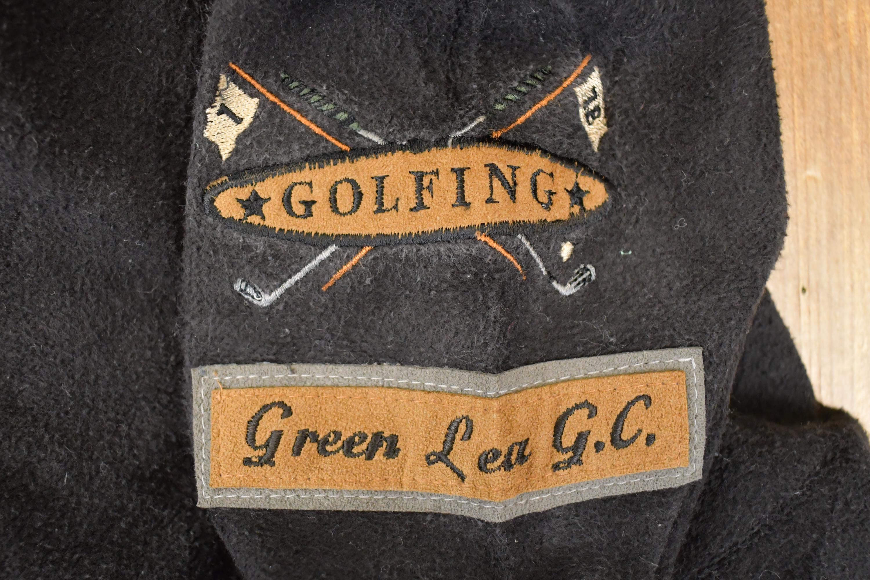 Vintage 1990s SDI Golfing Quarter Button Fleece Collared Sweatshirt Mens L