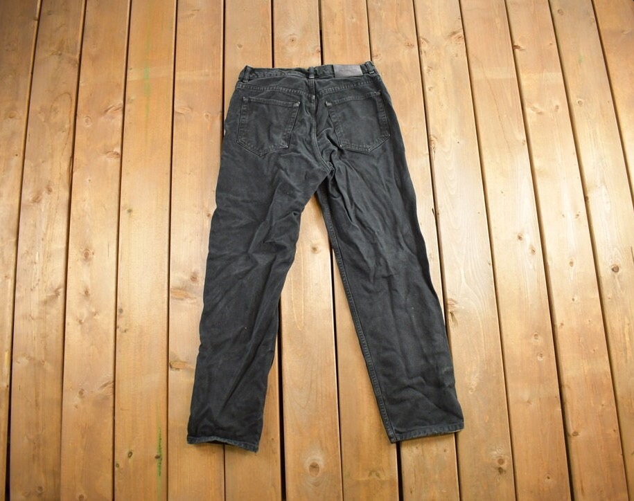 Vintage 1990's Calvin Klein Black Jeans 30x30