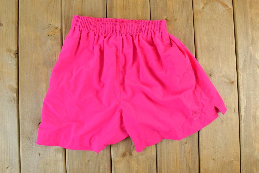 Vintage 1980s Fuschia Nike Athletic Shorts