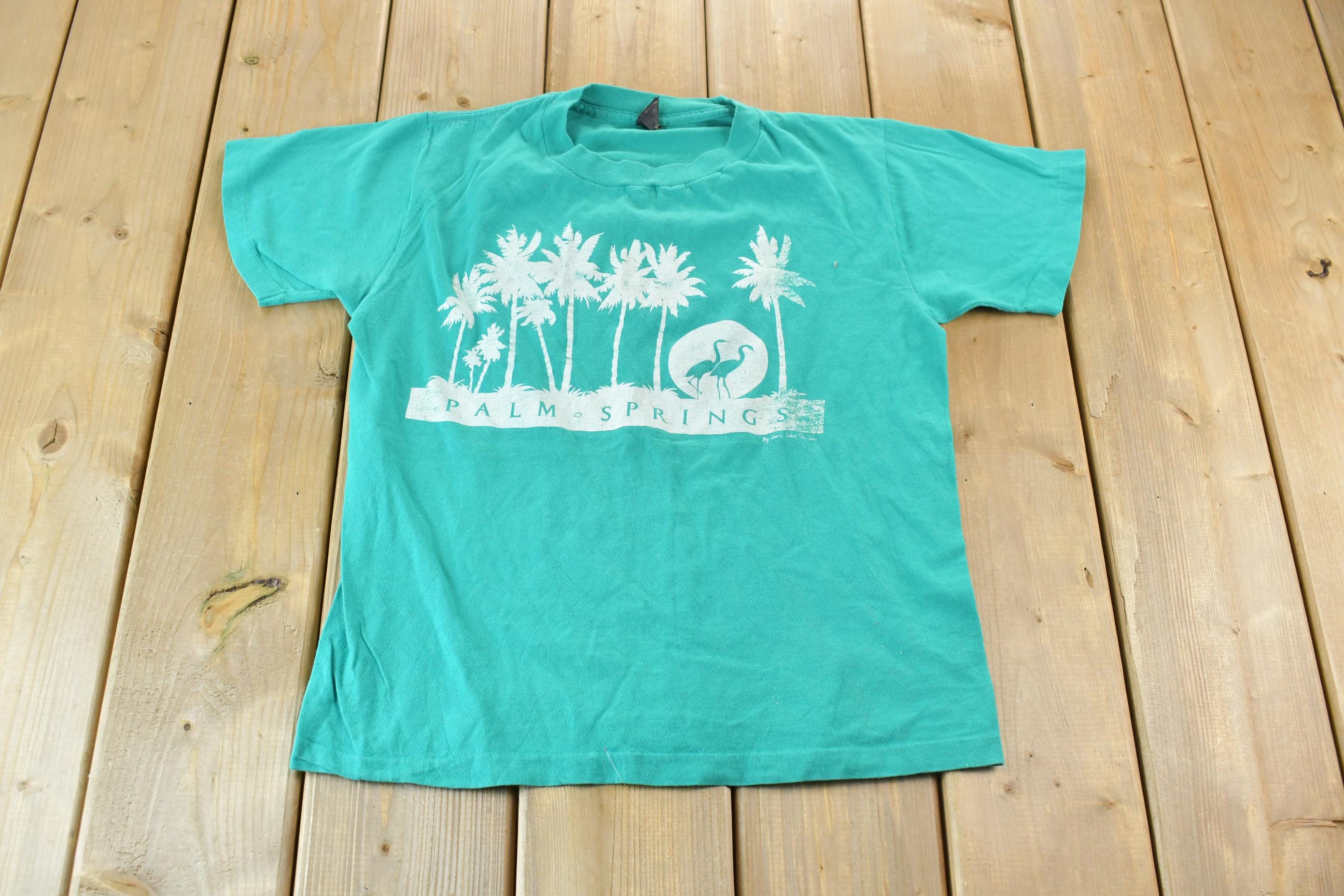 Vintage 1980s Palm Springs Souvenir T-Shirt Made In USA /