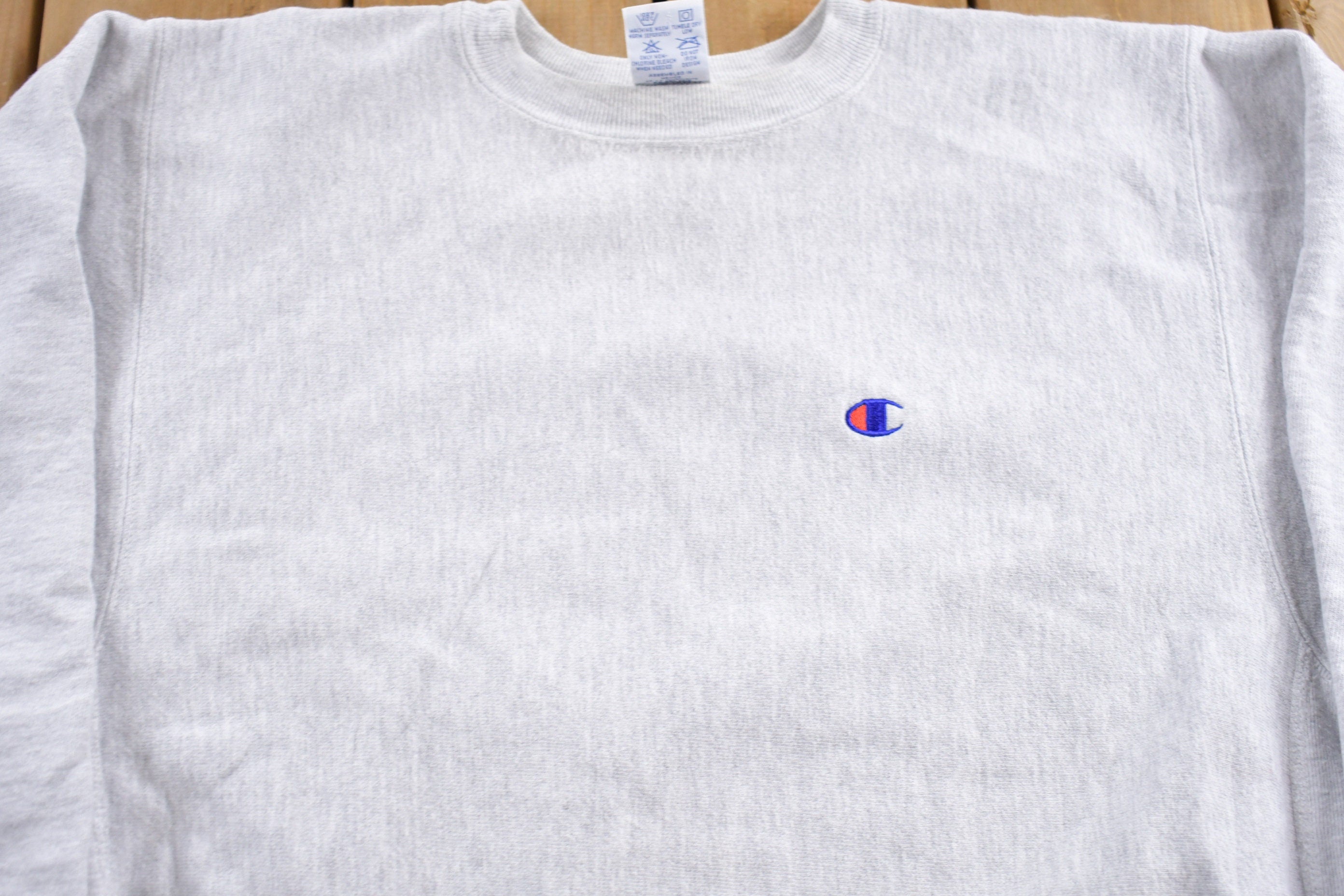 Vintage 1990s Champion Reverse Weave Sweatshirt White Tag