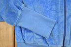 Vintage 1980's Ultrasport Blue Zip Up Velour Jacket