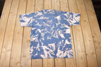 Vintage 1990s All Over Print Elk Graphic T-Shirt Made In USA