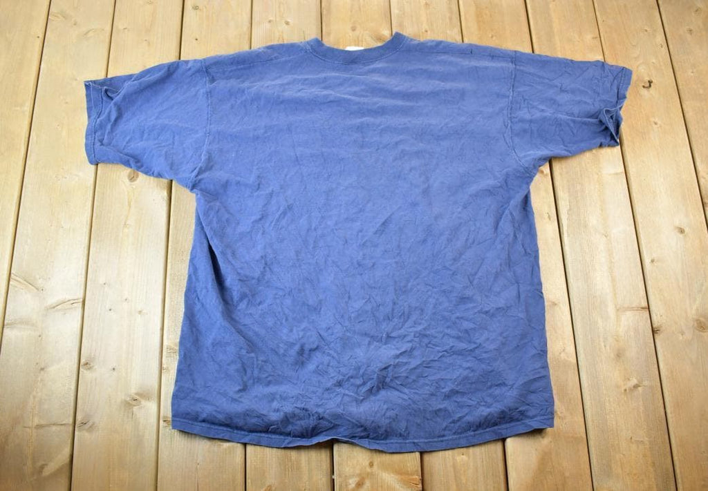Vintage 1990s Minnesota Abstract Font Souvenir Single Stitch Graphic Print T-Shirt Made In USA