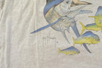 Vintage 1990s Guy Harvey Souvenir Fishing T-Shirt Men's 2XL