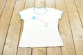 Vintage 1990s De Lanthe Hippos Ringer T-Shirt Women's M