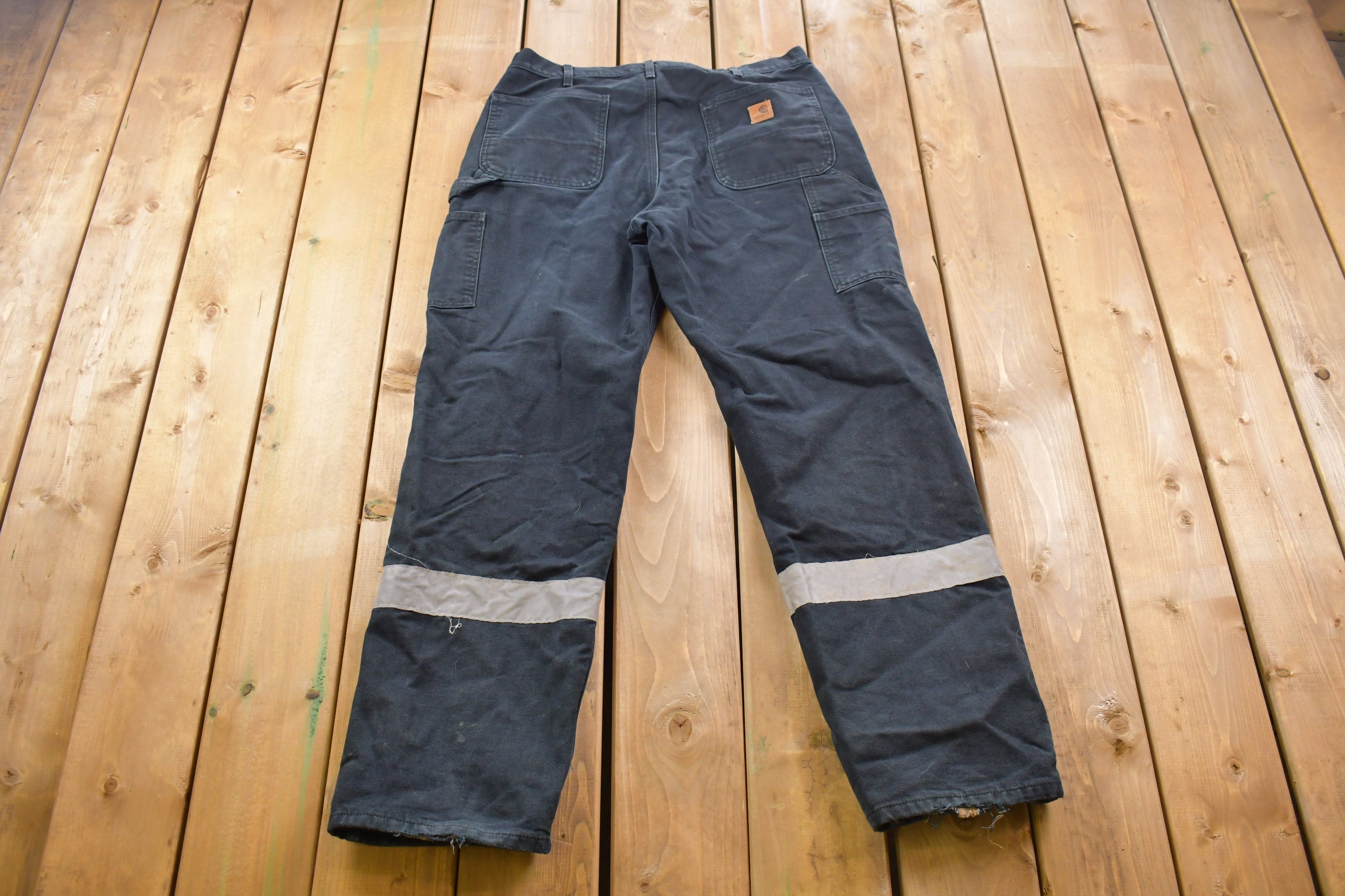 Vintage 1990s Carhartt Plaid Lined Work Pants Size