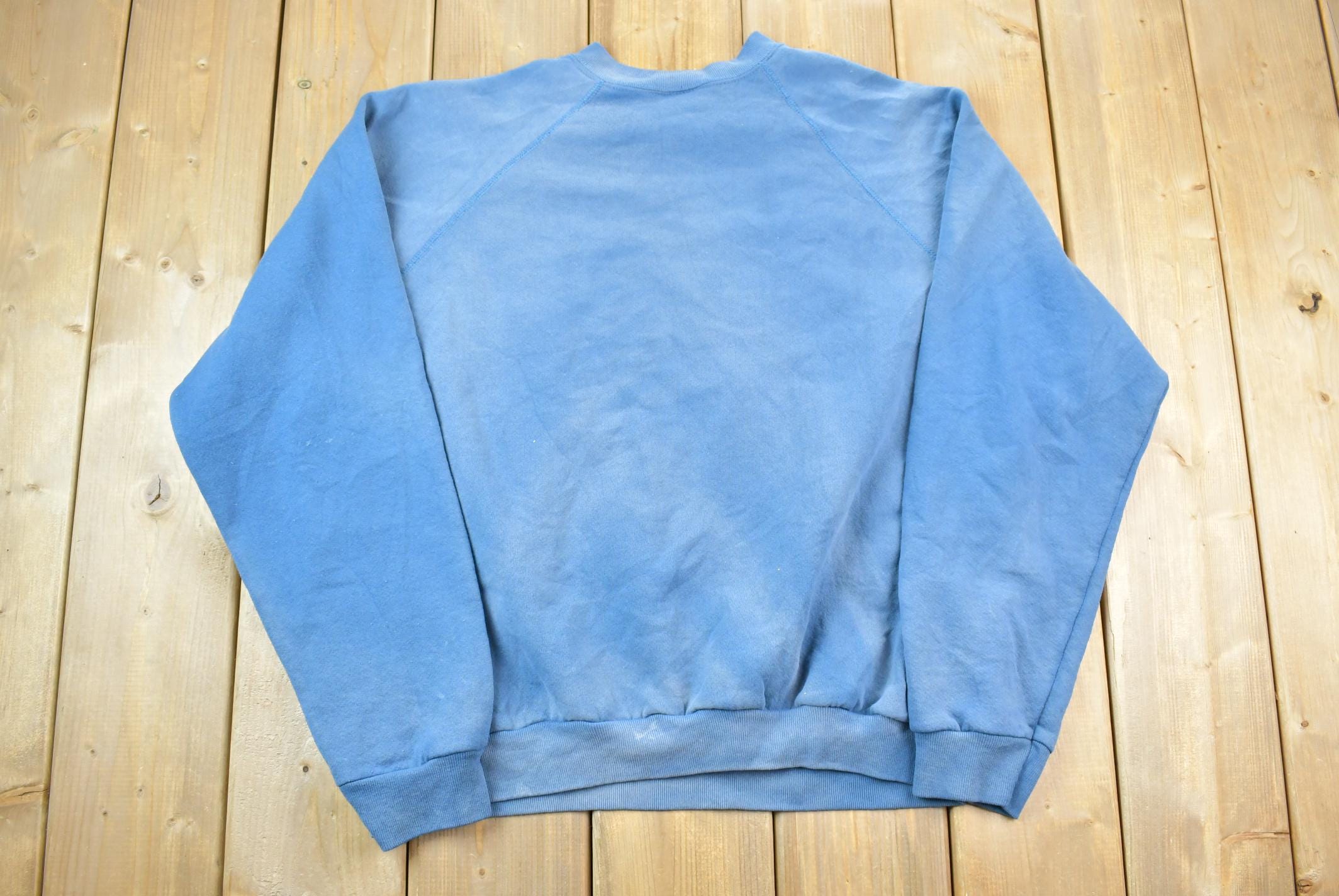 Vintage 1990s Brittania Blank Blue Crewneck Sweatshirt