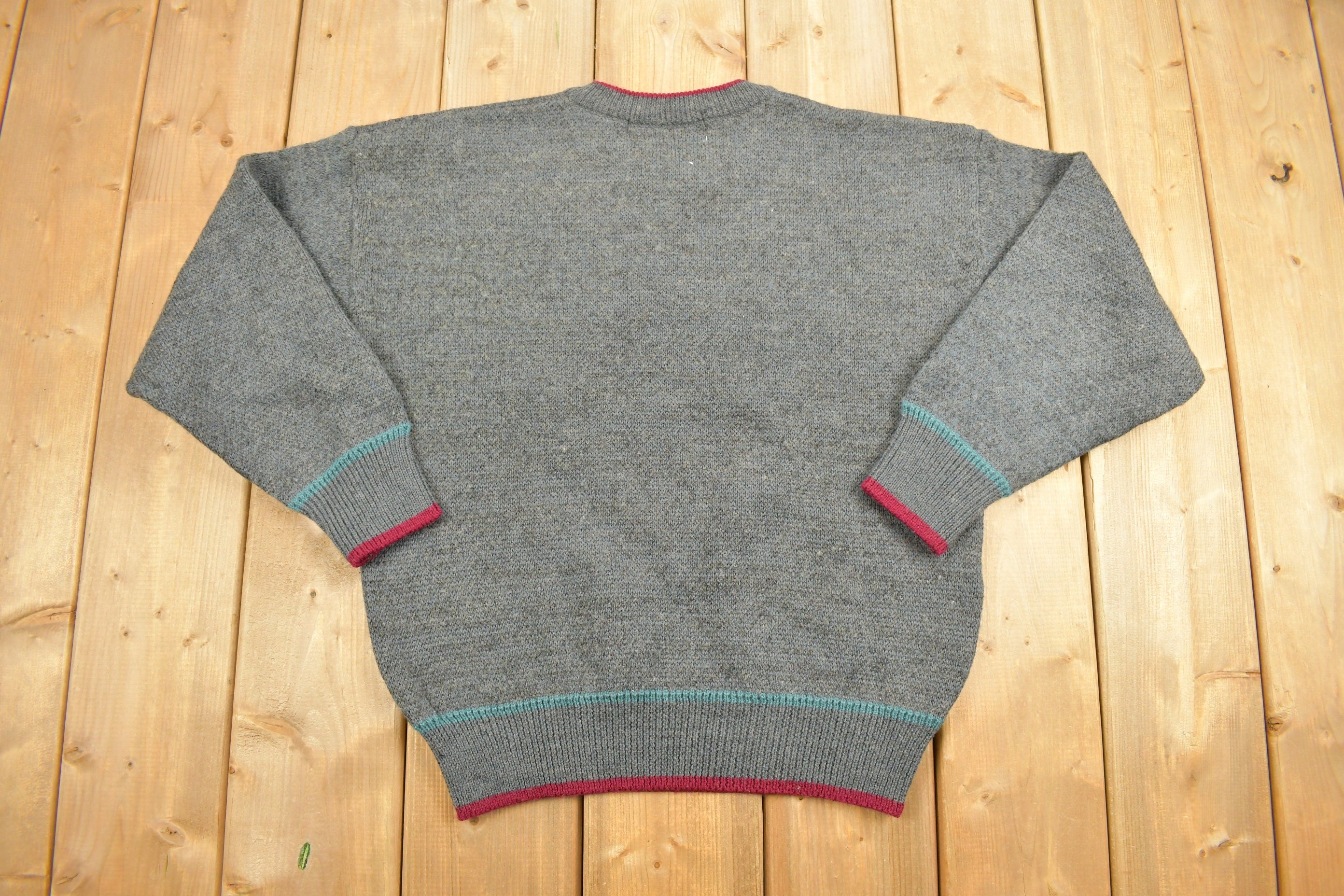 Vintage 1990s Camela Knitted Crewneck Sweater