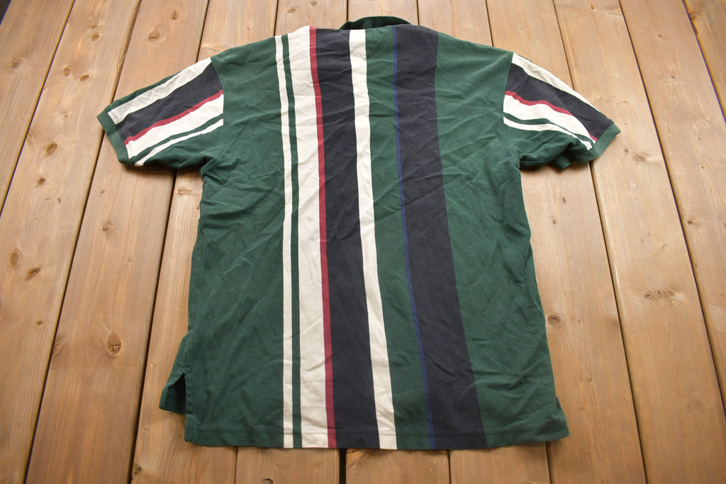 Vintage 1990s Tommy Hilfiger Striped Collared Shirt