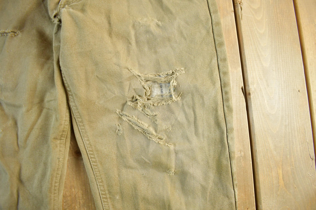 Vintage 2000s Carhartt Lined Carpenter Work Denim Jeans Men's 34 x 31