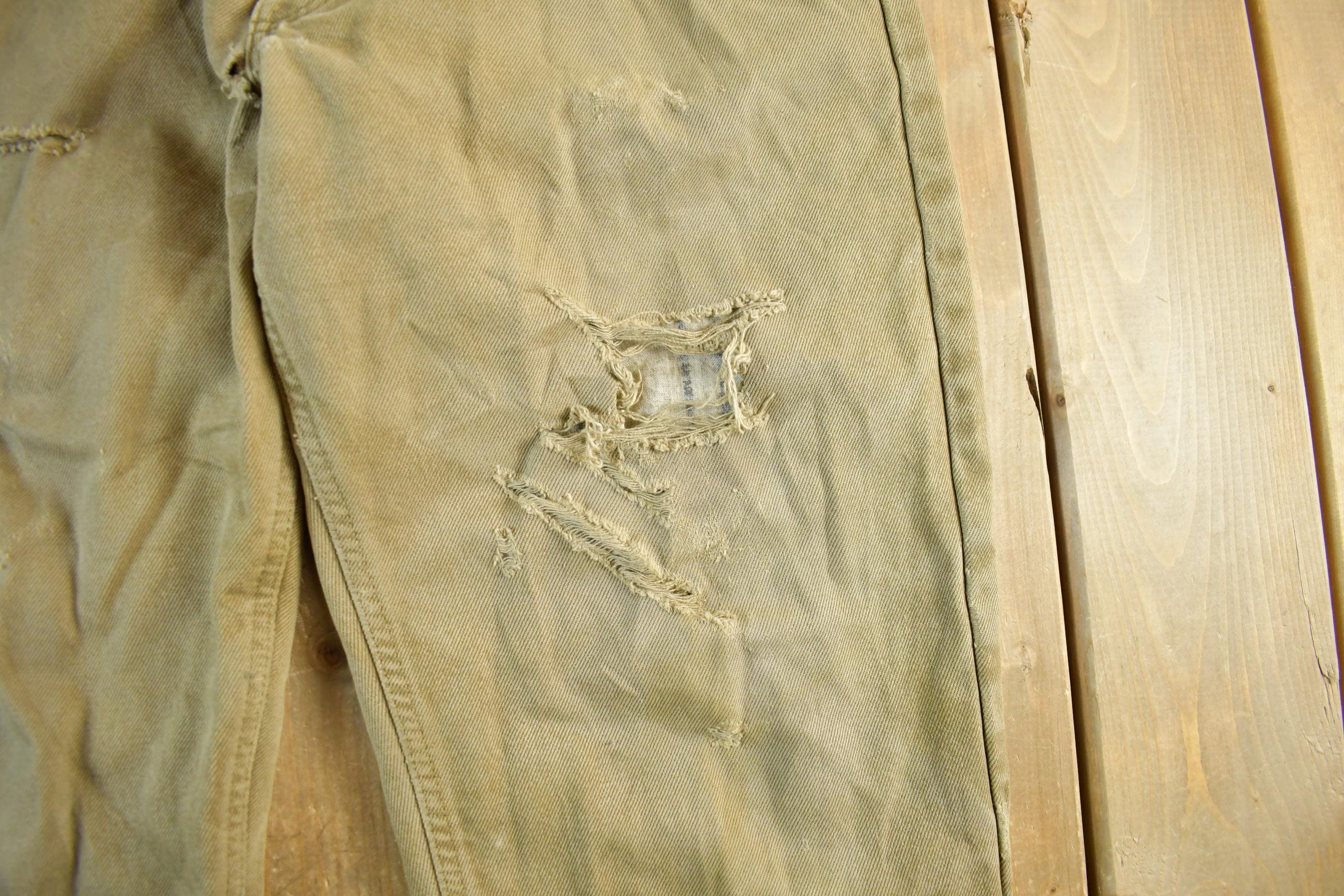 Vintage 2000s Carhartt Lined Carpenter Work Denim Jeans Men's 34 x 31